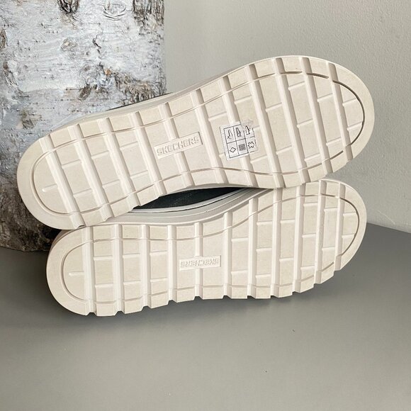 Skechers Street Cleats Haute Hikes Green Suede Boots S8 - Picture 9 of 10